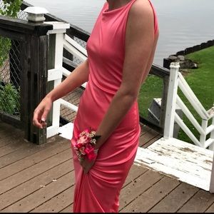 Pink prom dress